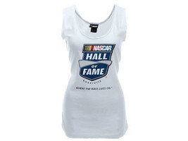 NASCAR MOTORSPORTS WOMEN&#39;S RACERBACK TANKTOP - NASCAR HALL OF FAME - SIZ... - £14.38 GBP