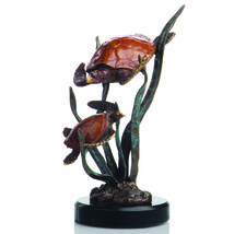 SPI Brass Tortuga&#39;s Pride Double Turtle Statue - £197.02 GBP