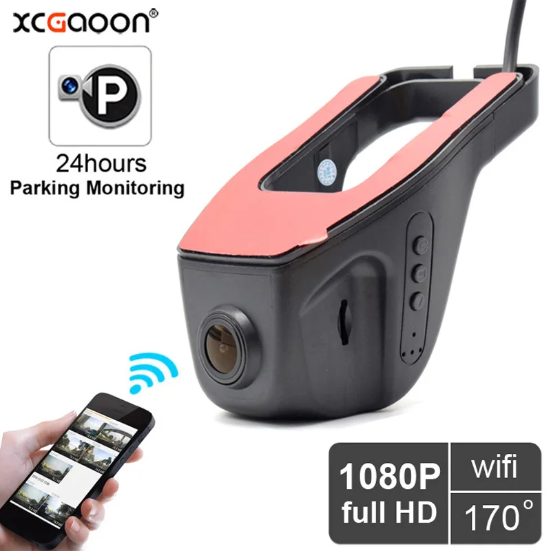 24hours Parking Monitoring Wifi 170 Degree Car DVR Video Recorder Dash Camera - £31.89 GBP+