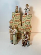 Enesco Treasured Memories Christmas themed lot of 5 figures - $40.00