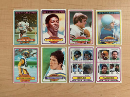 1980 Topps Football Cards (Set of 8) Various Condition w/Clay Matthews Rookie - £9.54 GBP