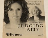 Judging Amy Tv Guide Print Ad Amy Brenneman Tyne Daly TPA17 - £4.66 GBP