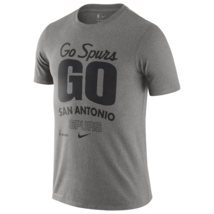 San Antonio Spurs Mens Nike Dri-Fit Cotton GO SPURS GO Mantra T-Shirt - ... - £19.51 GBP