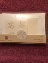 Vtg American Greetings Self Mailing Notes With Flowers - £13.12 GBP