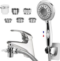 Shower Head Sink-Faucet Bathtub, Hose Sprayer Attachment With, And Garde... - $42.96