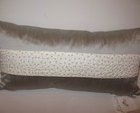 Waterford TRAMORE rectangle Decorative Pillow Platinum NWT - $46.99