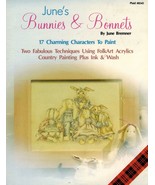 Tole Decorative Painting Plus Ink &amp; Wash June&#39;s Bunnies &amp; Bonnets Bremne... - £10.02 GBP