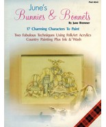 Tole Decorative Painting Plus Ink &amp; Wash June&#39;s Bunnies &amp; Bonnets Bremne... - $12.74