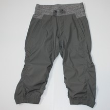 Ivivva by Lululemon Girl&#39;s Gray Cropped Live To Move Studio Pants size 8 - £23.52 GBP