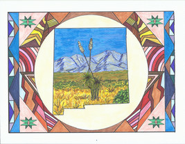 Coloring the Land of Enchantment: A Coloring Book Featuring New Mexico-digital  - £4.00 GBP