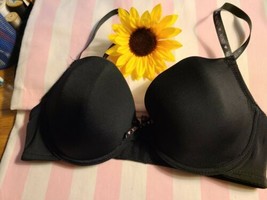 Women’s XOXO Bra 34C Black Underwire Push up 293949 new - $11.34 CAD