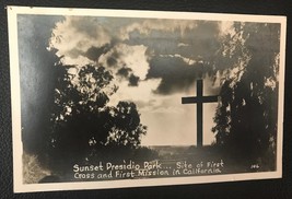 Early 1900&#39;s EKC RPPC Postcard - First Cross at The Presidio Mission Cal... - $3.55