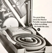 1966 Hoover Portable Vacuum Cleaner Advertisement Vintage Appliances DWII31 - $372.61 MXN