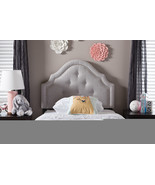 Halen Grayish Beige Fabric Upholstered Twin Size Headboard  - $117.00