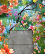 Kate Spade Gray Southport Cora Pebbled Leather Crossbody Bag Messenger P... - €18,23 EUR