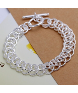 Best Charms 925 silver charm trend women simple cute Bracelet Jewelry ni... - £6.98 GBP