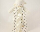 Bunnies By the Bay Gray Grey Lamb Polka Dot Lovey Security Blanket New - $87.93