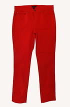Eileen Fisher Skinny Jeans 8 Lava Organic Cotton Stretch Twill 5 Pocket $118 NWT - £80.54 GBP