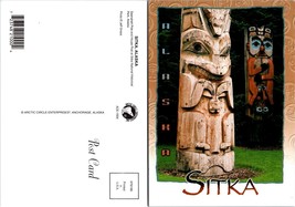 Alaska Sitka Saanaheit Totem Poles Sitka National Historic Park VTG Postcard - $9.40