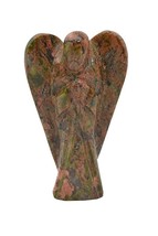 Unakite Angel - Healing Crystal Figurine Handmade 2 Inch - £19.74 GBP
