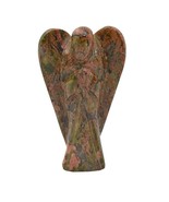 Unakite Angel - Healing Crystal Figurine Handmade 2 Inch - £19.42 GBP