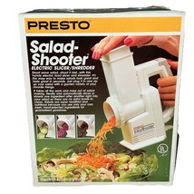 Vintage 1989 Presto Salad Shooter 02910 NEW In Box Electric Slicer Shred... - $938.36 MXN