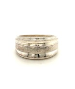 Vintage Signed RLM Robert Lee Morris Sterling Modern Designer Band Ring ... - $88.25 CAD
