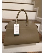 Anna Paola Italian Genuine Leather Art. Riva Col Taupe Handbag ~New~ - $137.18 CAD