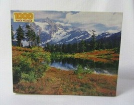 Golden Mountain Majesty 1000 Piece Jigsaw Puzzle Mib Complete - £6.86 GBP
