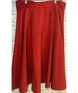 Rock Steady Red A-Line Full 1950s/ 1960s Skirt Size XL EUC - $23.36