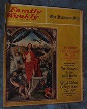 Family Weekly The Jackson Sun Magazine April 22, 1962  Easter Changed My Life - $2.50