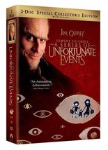 Lemony Snickets A Series Of Unfortunate Events 2Disc Special Collectors Edition - £5.71 GBP