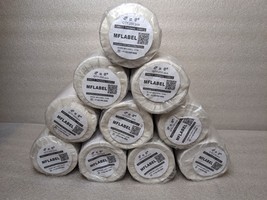 20 Rolls Zebra MFLABEL 250 labels 4&quot;x6&quot; Direct Thermal Blank Shipping La... - $62.04