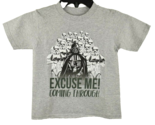 Star Wars Kids 3T Excuse Me, Coming Through Gray Mad Engine T-Shirt New - $11.98