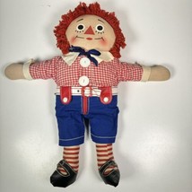 Raggedy Andy Doll Knickerbocker Tag Original Outfit 19” Vtg - £25.90 GBP