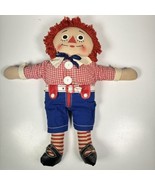 Raggedy Andy Doll Knickerbocker Tag Original Outfit 19” Vtg - $47.52 CAD