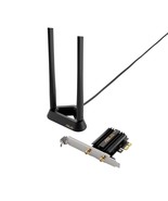 ASUS PCE-AXE59BT WiFi6 6E AX5400 PCI-E Adapter with 2 External Antennas ... - £75.36 GBP