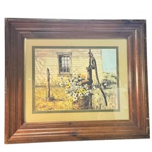 Vintage Randi Nappi Signed Print Lithograph? Professionally Framed. Uttermost Co - £28.05 GBP