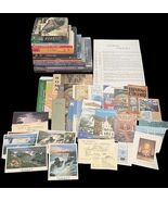 Vintage Travel Book &amp; Postcard Lot – Rome, Paris, Iguazú, More – 30+ pcs - $19.79