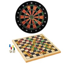 Magnetic Dart Set |15&quot; and Snake &amp; Ladders Game - £32.16 GBP