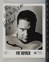 Pat Boyack Autografo Firmato 8x10 B&amp;w Promozionale Promo Foto Tob - $65.20