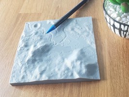 APOLLO 15 moon landing site - Accurate 3D Topo map of Apennine Mountains - £11.06 GBP