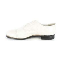 Stacy Adams Men Dress Classic Cap Toe Lace Shoes White Madison Biscuit 00012-07 image 5