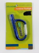 Naturetrek Carabiner Flashlight Purple NEW SEALED - $4.94