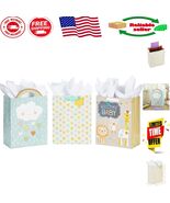 Adorable 3-Pack of Large Gift Bags for Baby Showers - Includes Tissue Paper - $37.18 CAD