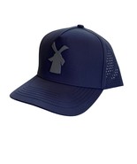 Dutch Bros Coffee Hat Navy Blue Trucker Ball Cap NEW Never Give Up Snap ... - $313.71 MXN