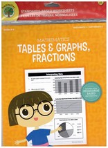 New Teacher Material/Supplies 4th-6th Grade Tables, Graphs &amp; Fractions W/sheetS - £6.22 GBP