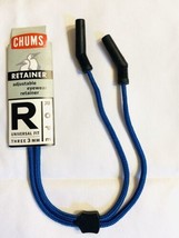 Chums UNIVERSAL FIT Eyewear Retainer 3mm  Blue Adjustable Eyewear Retain... - $10.88