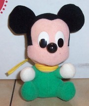 Walt Disney MICKEY MOUSE 4&quot; plush stuffed toy Rare Vintage #3 - £4.62 GBP