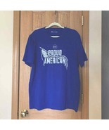 UA &quot;Proud To Be An American&quot; T-Shirt Lg - £15.35 GBP